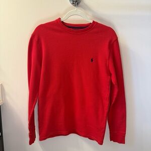 Polo by Ralph Lauren Red Long Sleeve Shirt